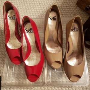 Sofft pantent leather heels
